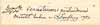 Cerastium pentandrum L., Swartz text på baksidan av påklistrat ark