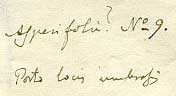 Loefling's handwriting