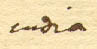 Ludvigia perennis L., close-up of Linnaeus text