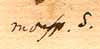 Saxifraga punctata L., close-up of Linneaus' text