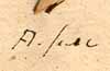 Vaccinium uliginosum L., close-up of Linnaeus' text